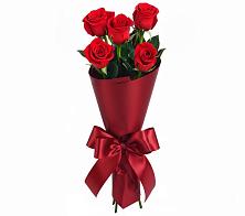 Букет 5 Красных роз Эдлесс Лав #REPLACE_PRED# Сибирском