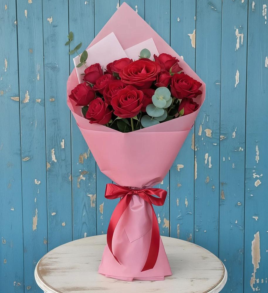 Букет цветов из: Розы в Сибирском