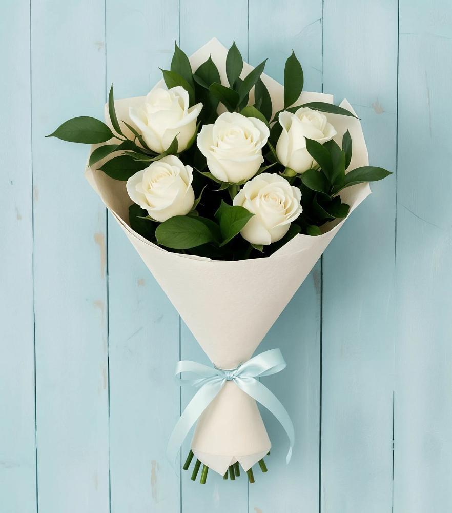 Букет цветов из: Розы в Сибирском