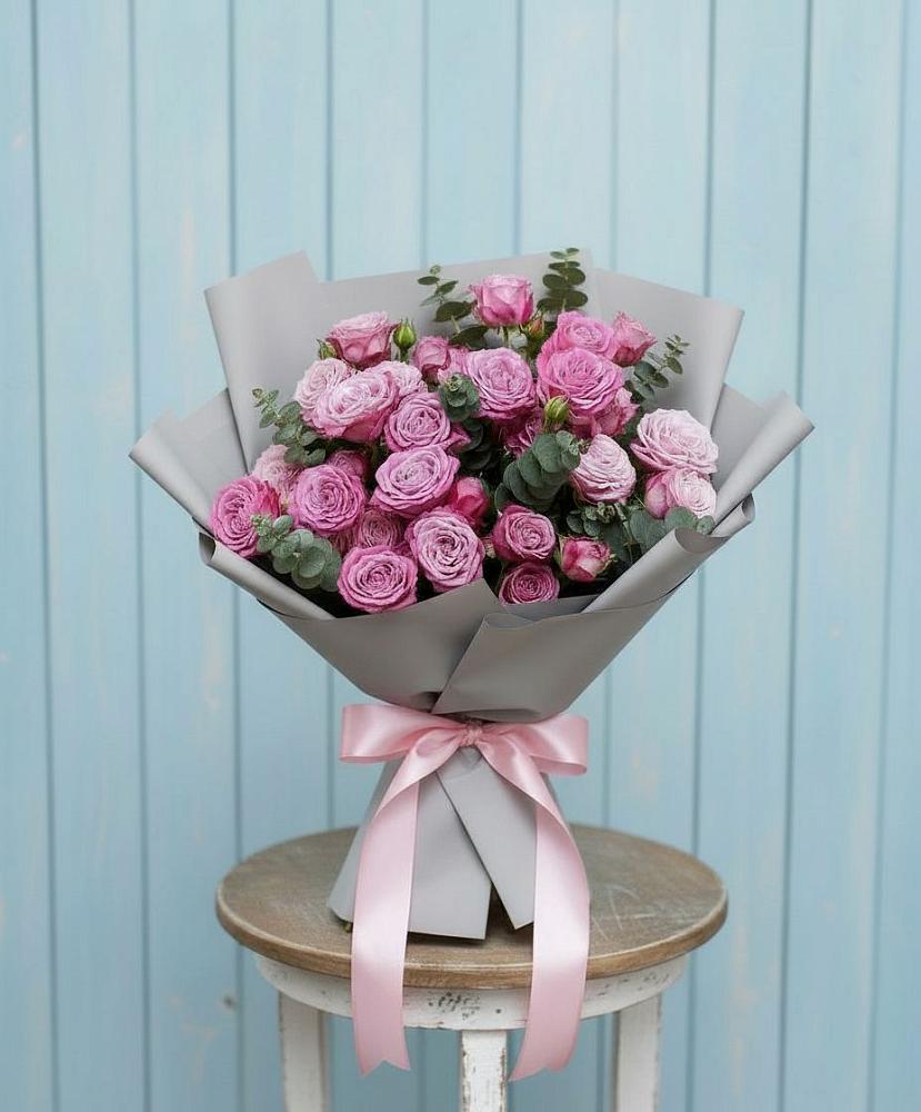 Букет цветов из: Розы в Сибирском