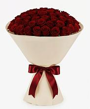Букет 101 Бордовая роза Блэк Бакарра в Сибирском