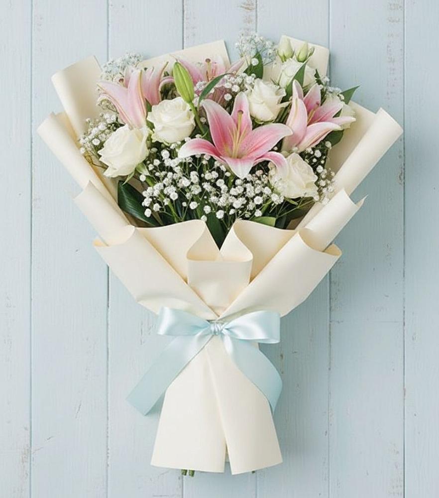 Букет цветов из: Лилии в Сибирском