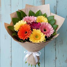 Букет цветов из:  Герберы #REPLACE_PRED# Сибирском