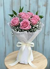 Букет цветов из:  Розы в Сибирском