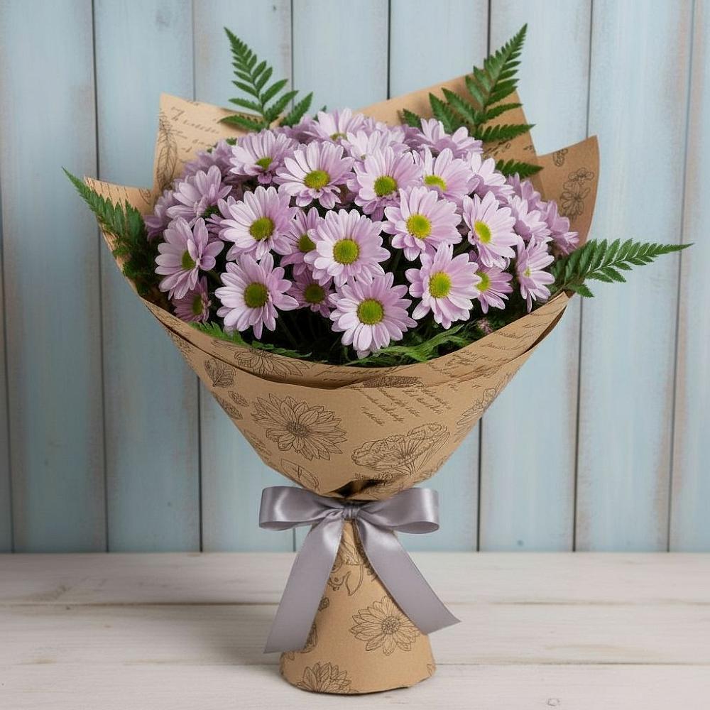 Букет цветов из: Хризантемы в Сибирском
