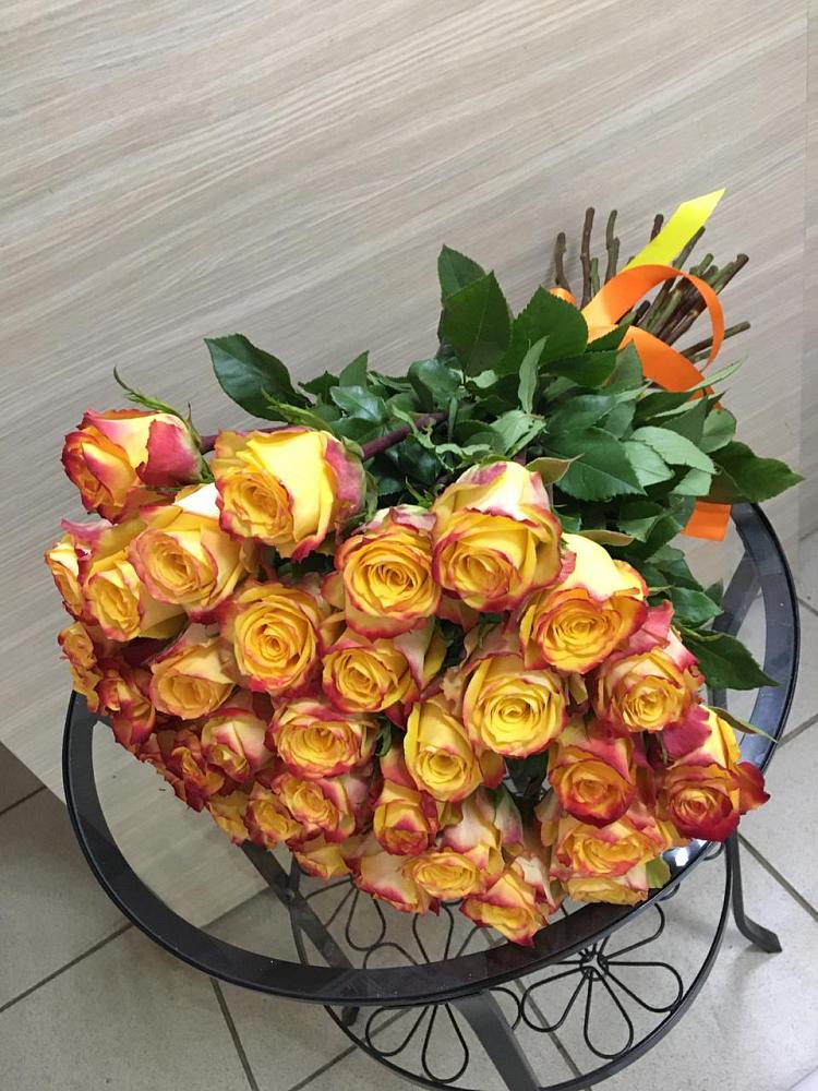 Букет Желтые розы в Сибирском