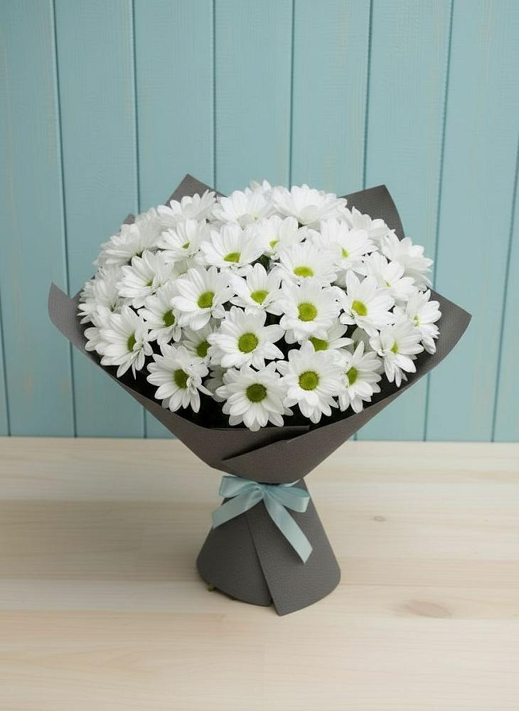 Букет цветов из: Хризантемы в Сибирском