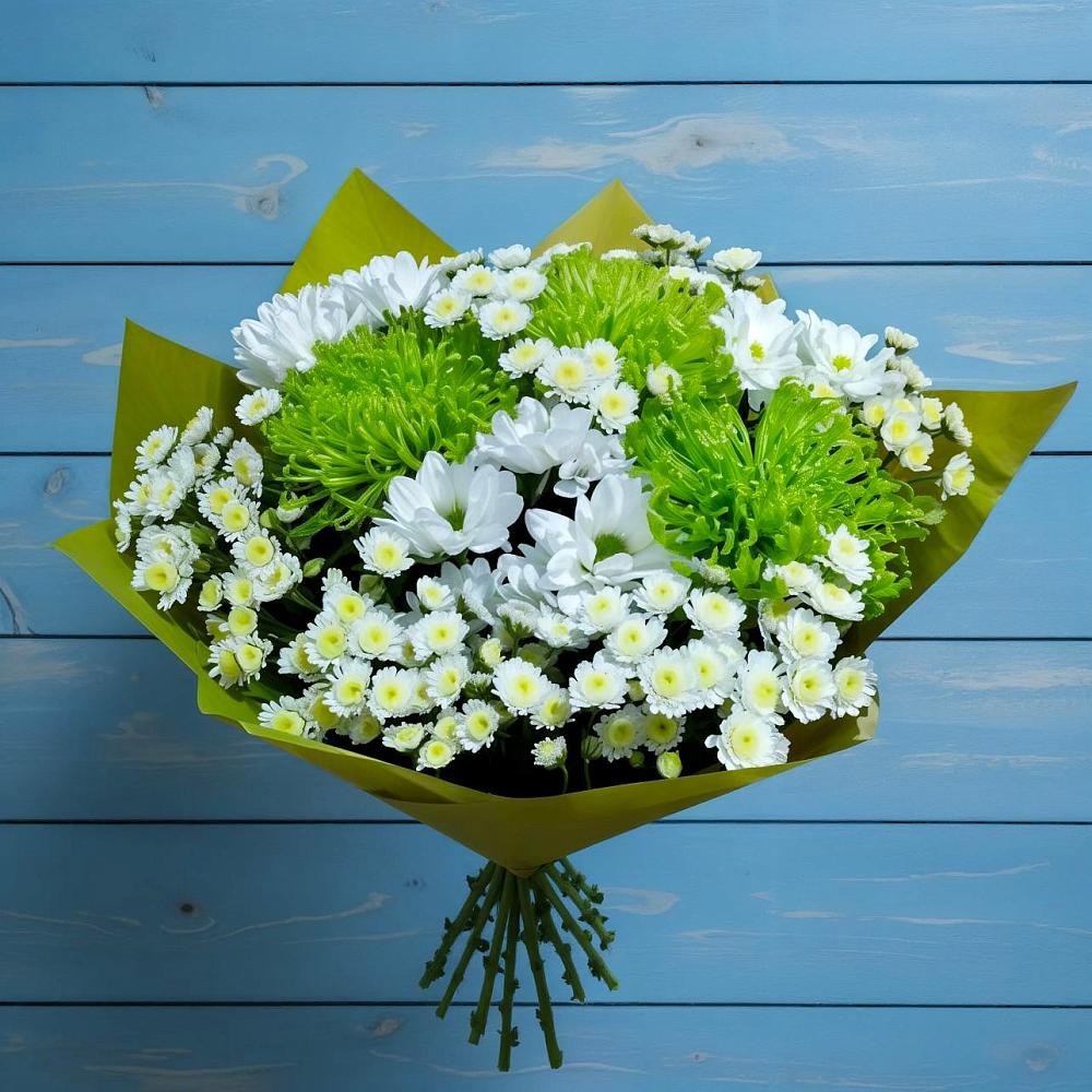 Букет цветов из: Хризантемы в Сибирском