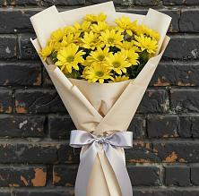 Букет цветов из:  Хризантемы в Сибирском