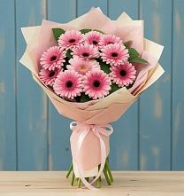 Букет цветов из:  Герберы в Сибирском
