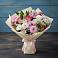Букет цветов из: Хризантемы, Альстромерии и Розы в Сибирском